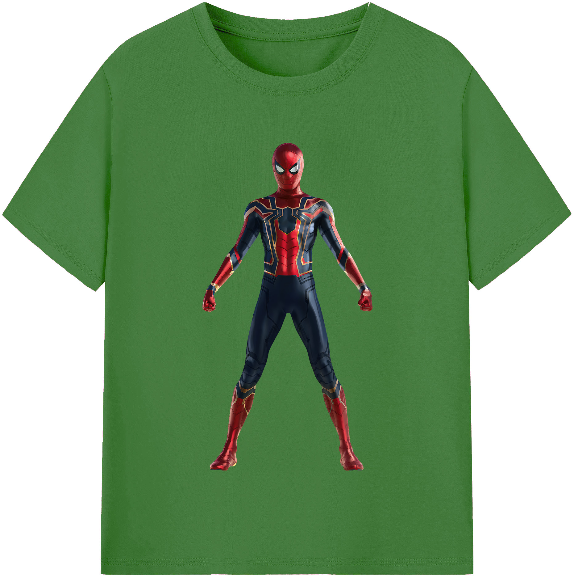 （画像用） Spider Man スパイダーマン レディースカジュアルプリントTシャツ（綿100％）